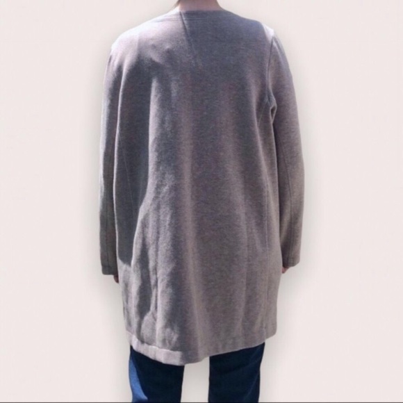 J. JILL PURE JILL | NWT Women's Cotton Blend Button-Up Cardigan Cocoa Large - Picture 2 of 4